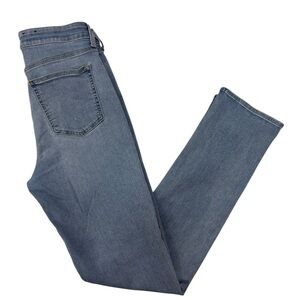 GAP Women's Straight Leg High Rise Jeans in Classic Blue